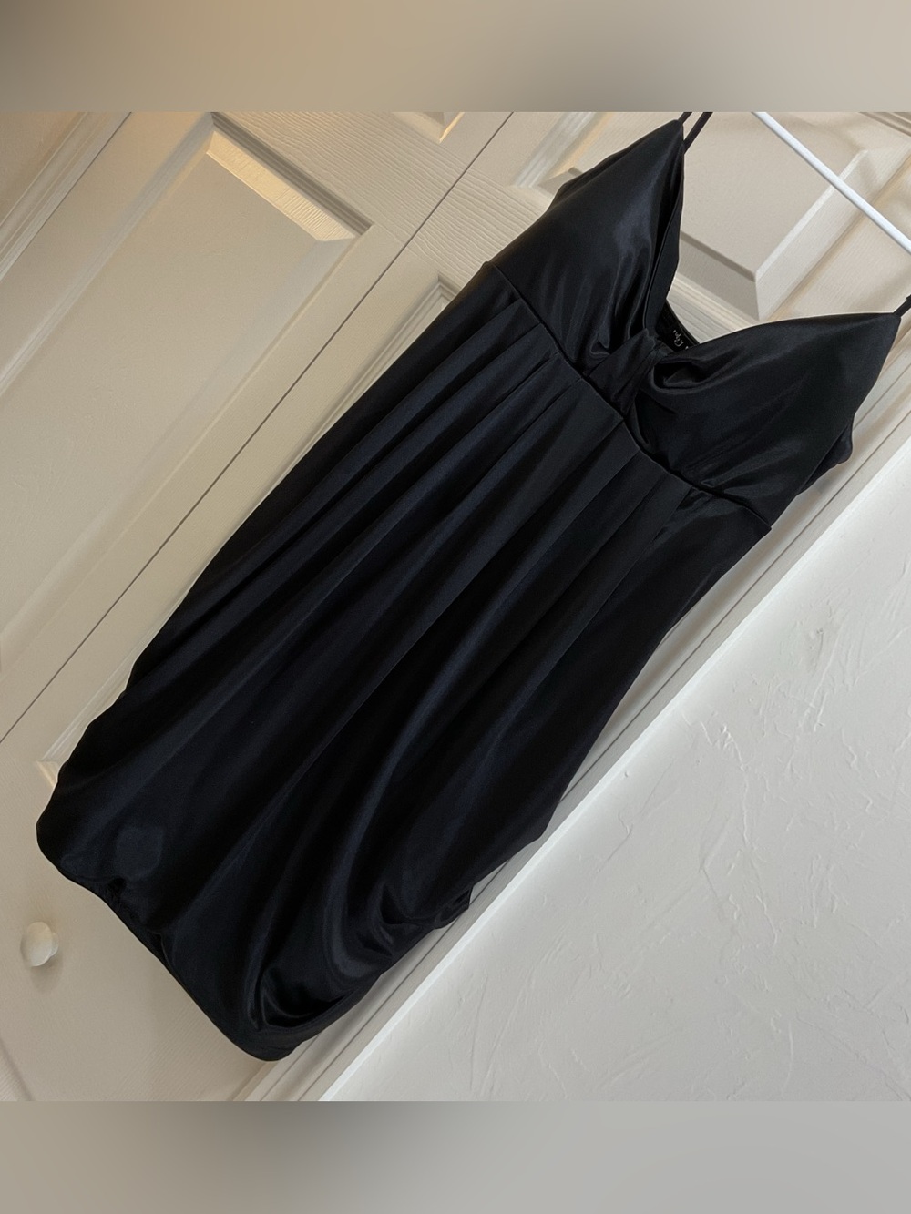 LBD Mini Black Dress Spaghetti straps